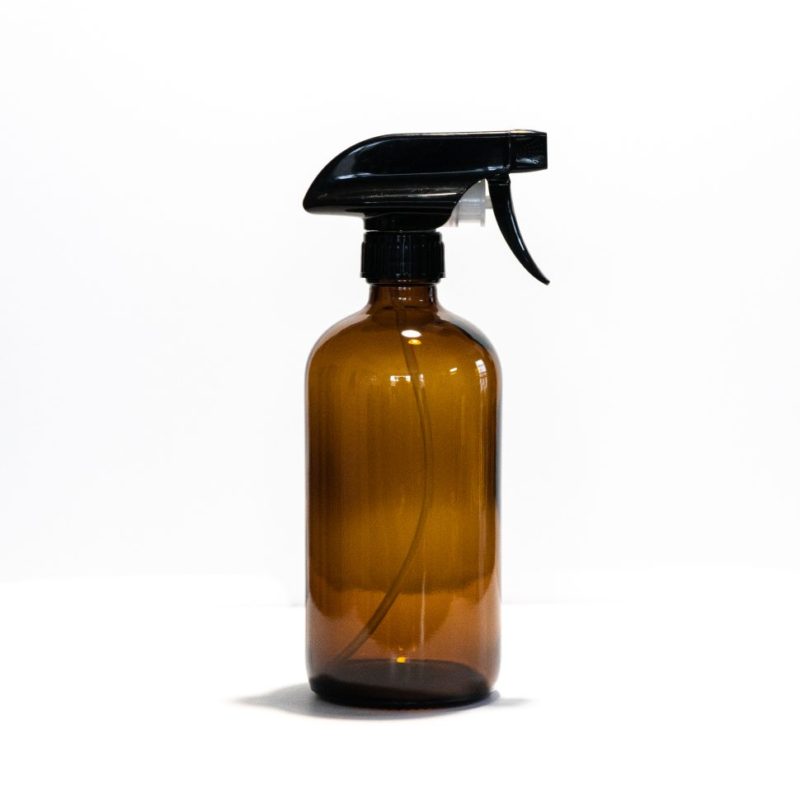 Amber Glass Spray Bottle – 16 Ounces