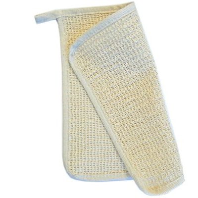 sisal washcloth biodegradable and compostable vegan skincare gifts