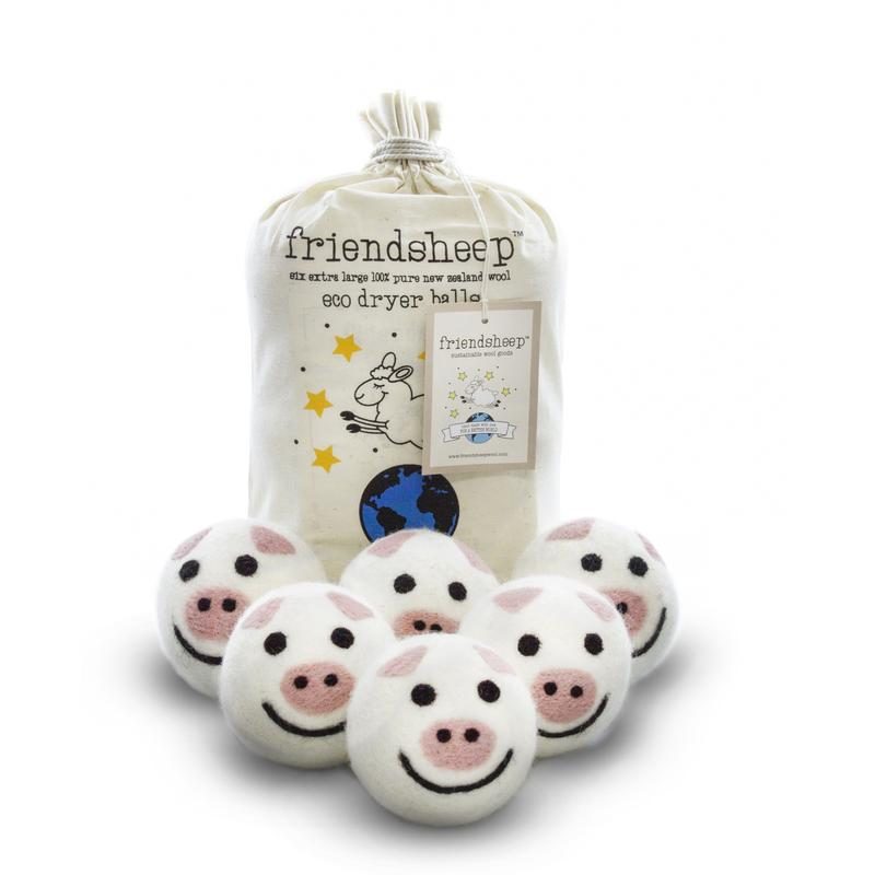 Cruelty-Free Wool Dryer Balls – Piggy