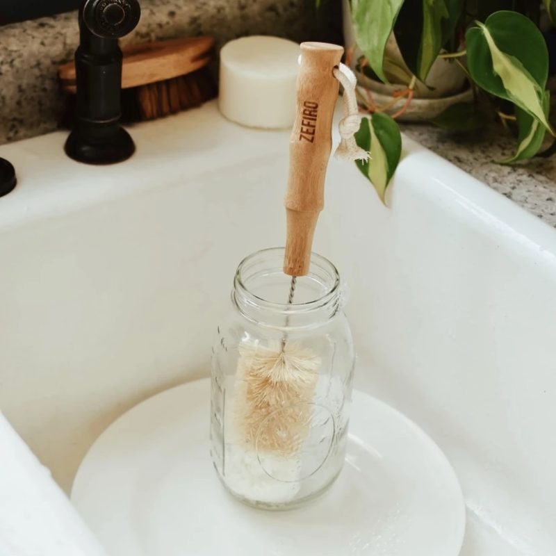 Bamboo Bottle Brush with Soft Tip